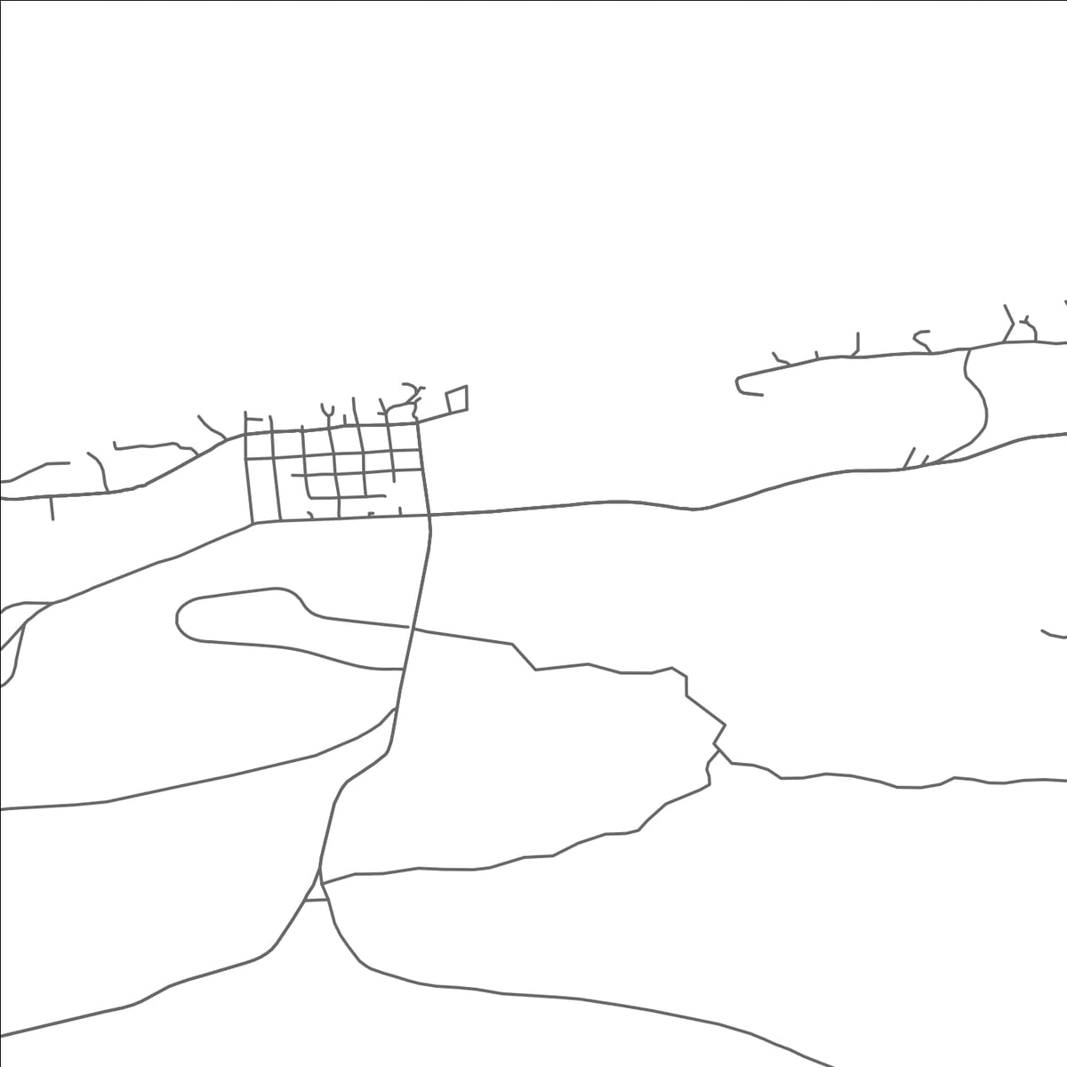 ROAD MAP OF EAGLE HARBOR, MICHIGAN BY MAPBAKES
