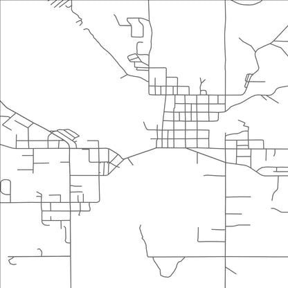 ROAD MAP OF EAST JORDAN, MICHIGAN BY MAPBAKES