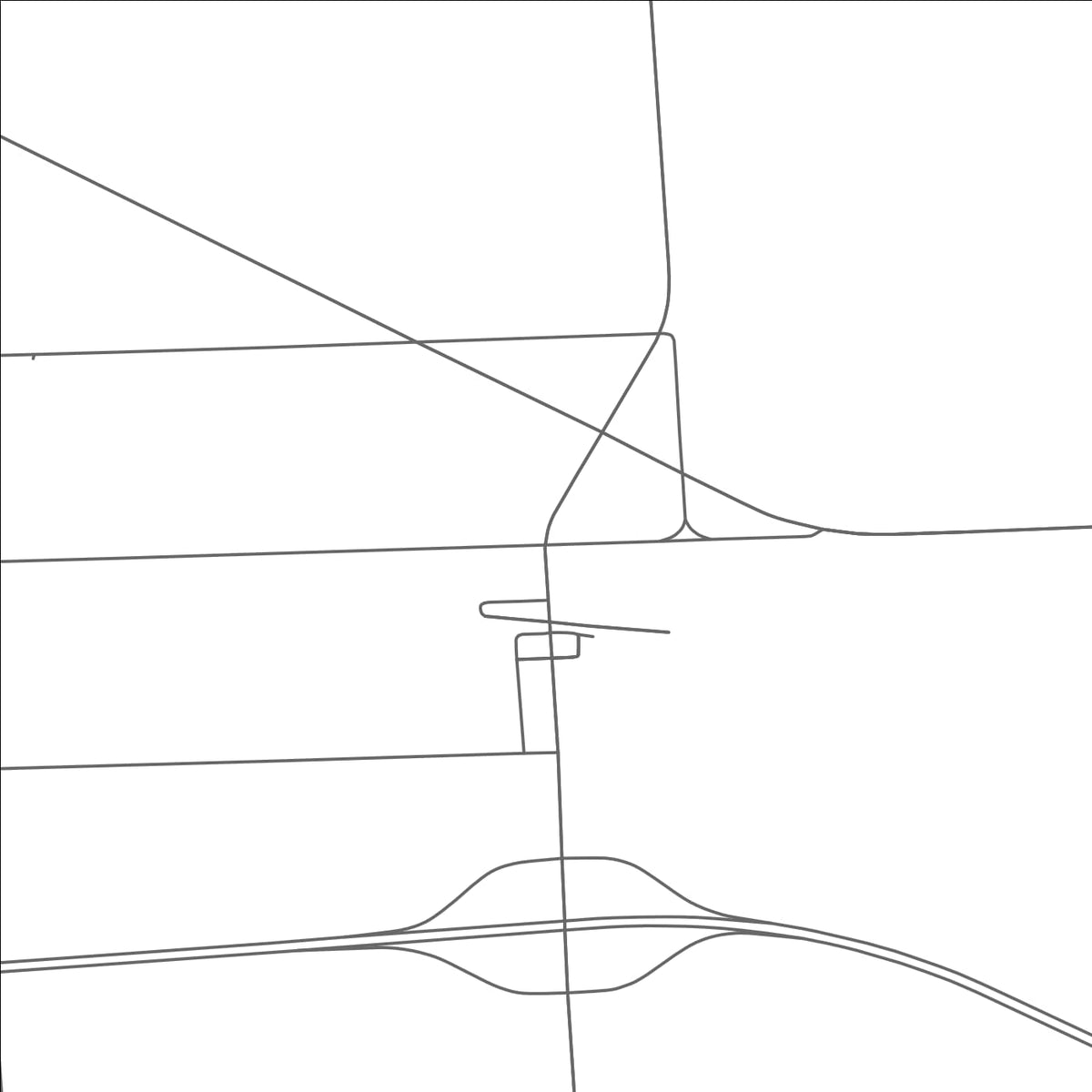 ROAD MAP OF EMMETT, MICHIGAN BY MAPBAKES
