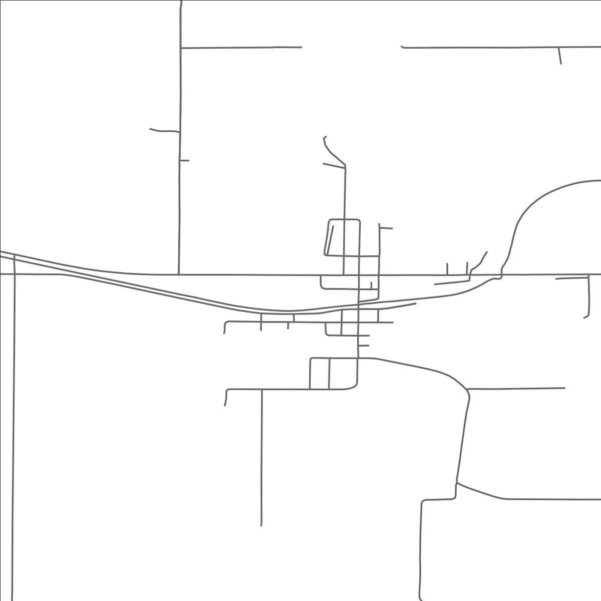 ROAD MAP OF EWEN, MICHIGAN BY MAPBAKES