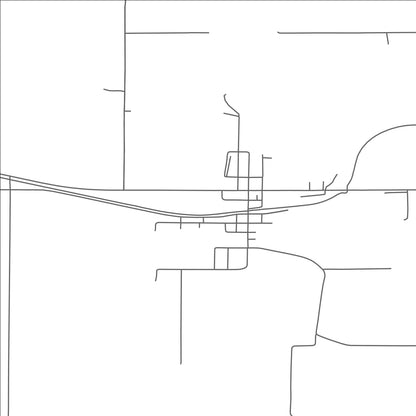 ROAD MAP OF EWEN, MICHIGAN BY MAPBAKES
