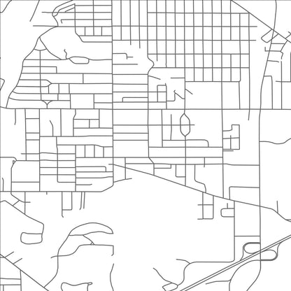 ROAD MAP OF FAIR PLAIN, MICHIGAN BY MAPBAKES