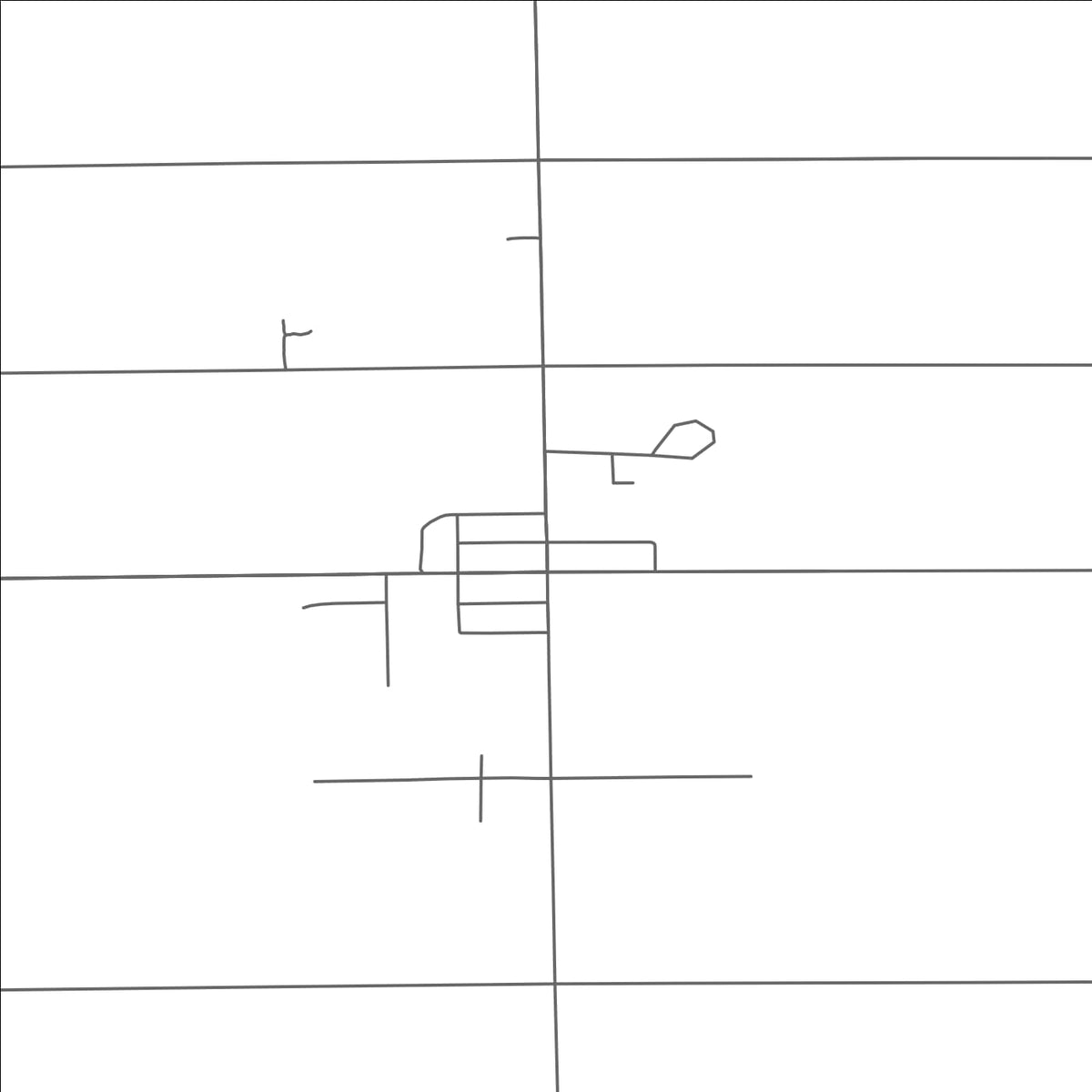 ROAD MAP OF FAIRGROVE, MICHIGAN BY MAPBAKES