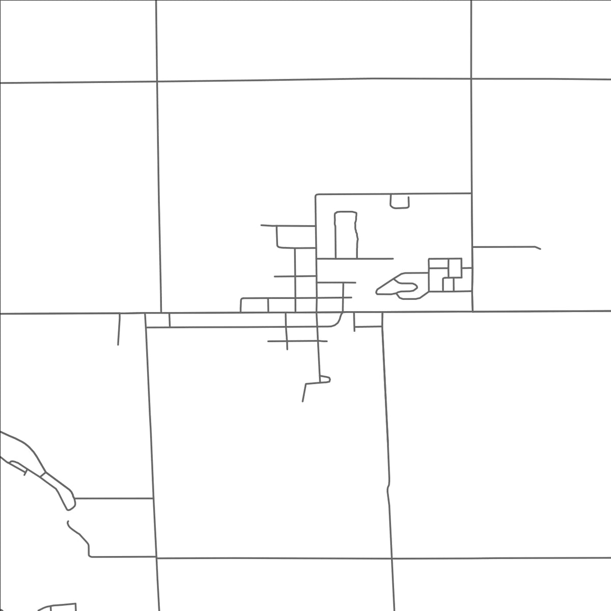ROAD MAP OF FENNVILLE, MICHIGAN BY MAPBAKES