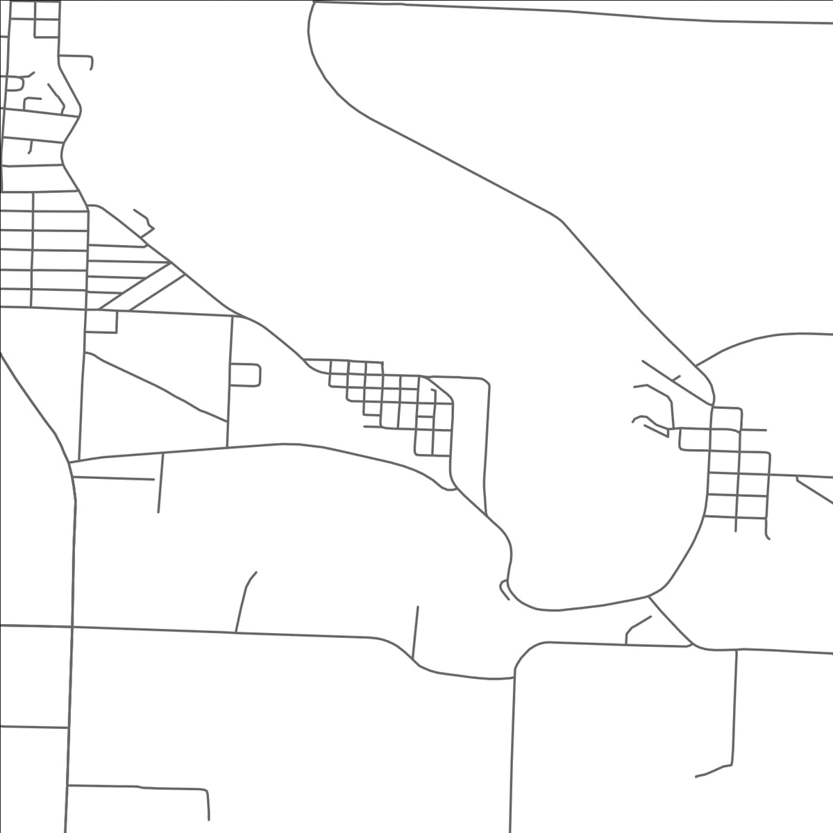 ROAD MAP OF FILER CITY, MICHIGAN BY MAPBAKES