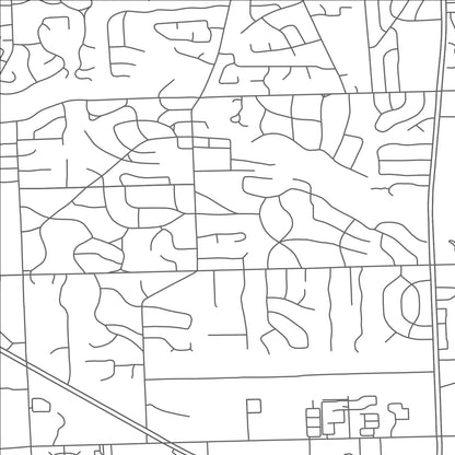 ROAD MAP OF FRANKLIN, MICHIGAN BY MAPBAKES