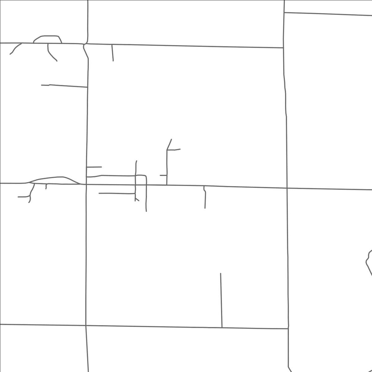 ROAD MAP OF FREE SOIL, MICHIGAN BY MAPBAKES