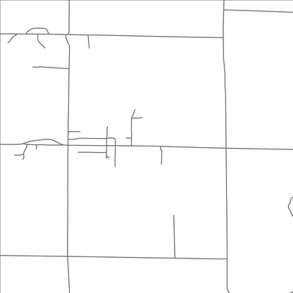 ROAD MAP OF FREE SOIL, MICHIGAN BY MAPBAKES