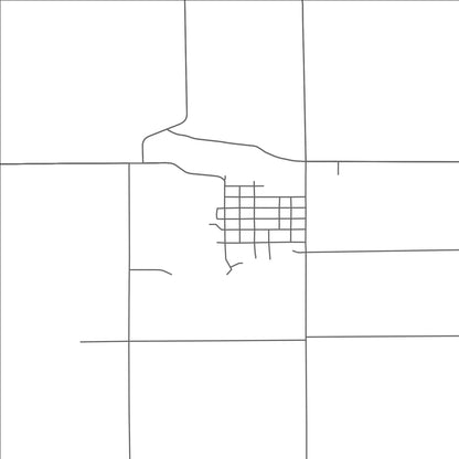 ROAD MAP OF FREEPORT, MICHIGAN BY MAPBAKES