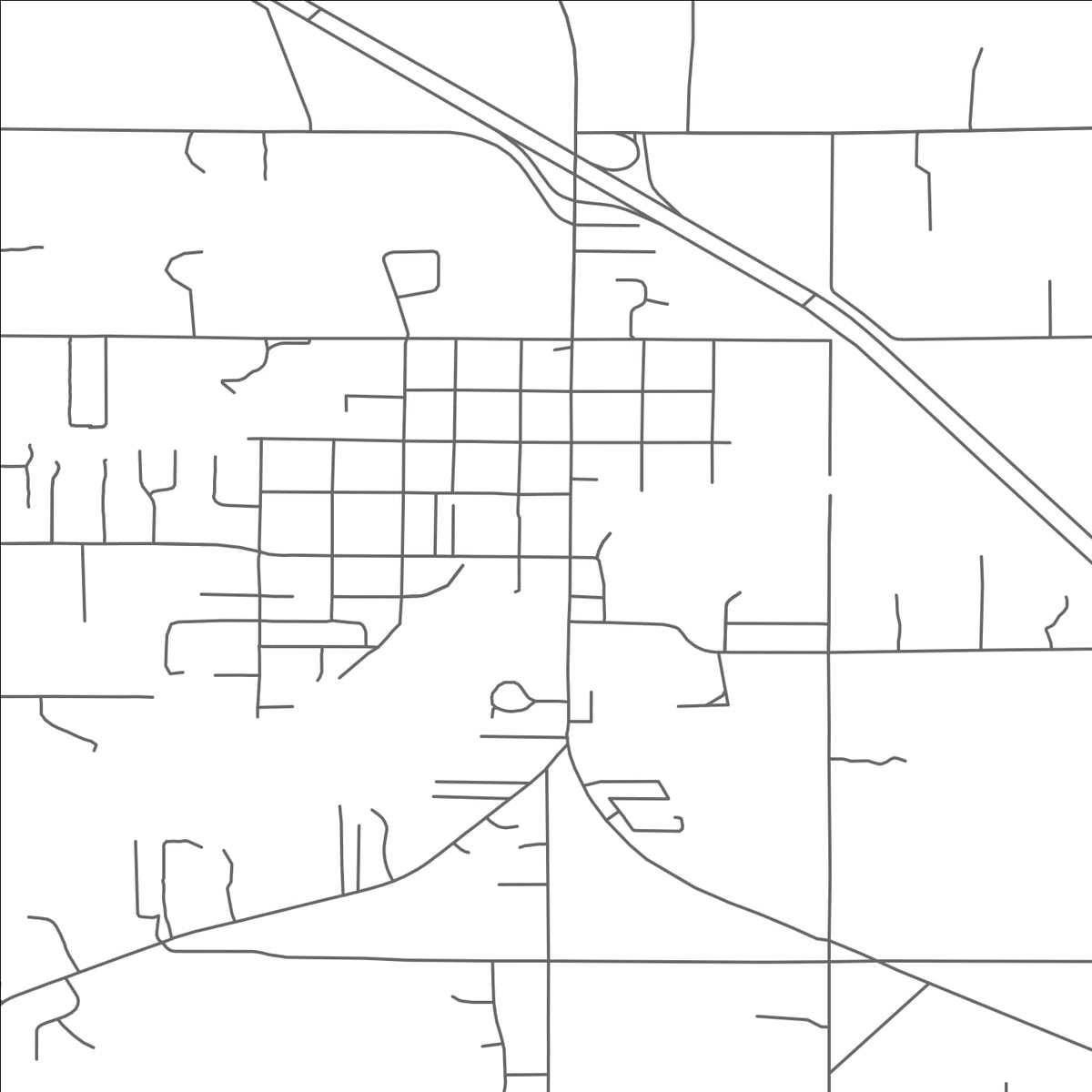 ROAD MAP OF FRUITPORT, MICHIGAN BY MAPBAKES