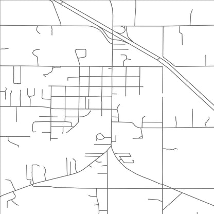 ROAD MAP OF FRUITPORT, MICHIGAN BY MAPBAKES
