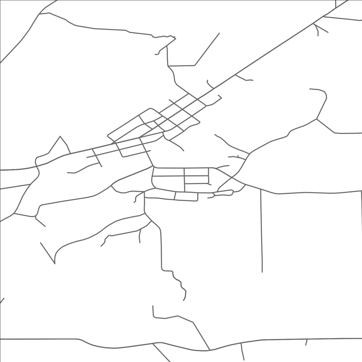 ROAD MAP OF FULTON, MICHIGAN BY MAPBAKES