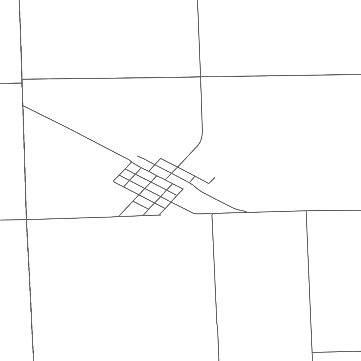 ROAD MAP OF GAINES, MICHIGAN BY MAPBAKES