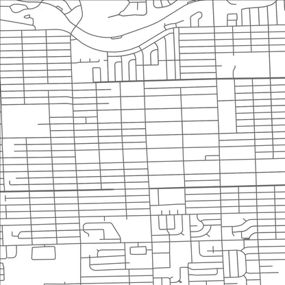 ROAD MAP OF GARDEN CITY, MICHIGAN BY MAPBAKES