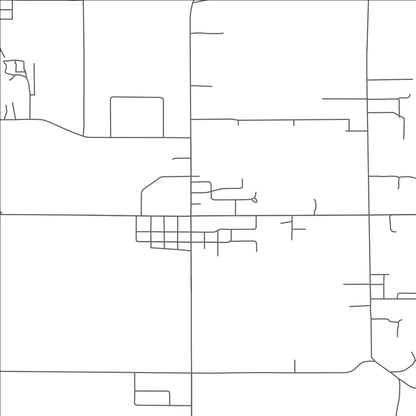 ROAD MAP OF GOBLES, MICHIGAN BY MAPBAKES