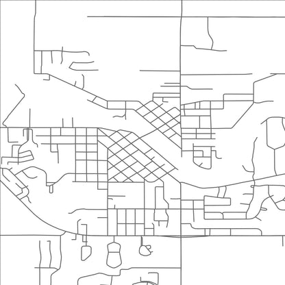 ROAD MAP OF GRAND LEDGE, MICHIGAN BY MAPBAKES
