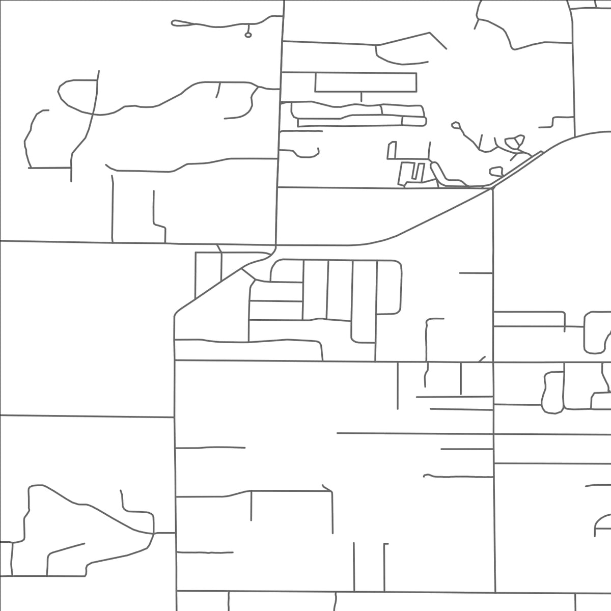 ROAD MAP OF GRAWN, MICHIGAN BY MAPBAKES