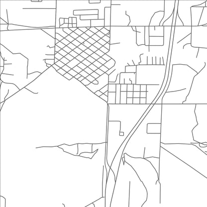 ROAD MAP OF GRAYLING, MICHIGAN BY MAPBAKES