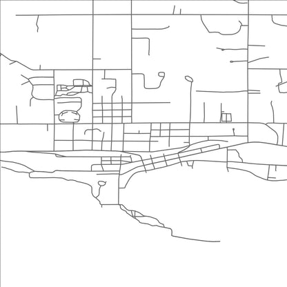 ROAD MAP OF HARBOR SPRINGS, MICHIGAN BY MAPBAKES