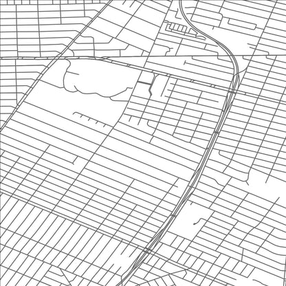 ROAD MAP OF HARPER WOODS, MICHIGAN BY MAPBAKES