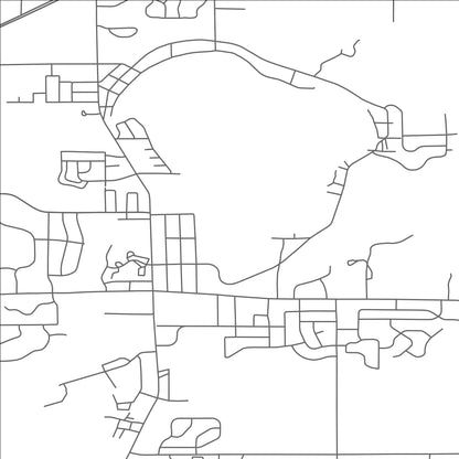 ROAD MAP OF HASLETT, MICHIGAN BY MAPBAKES