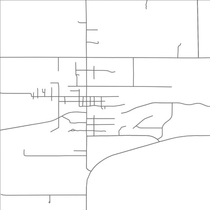ROAD MAP OF HILLMAN, MICHIGAN BY MAPBAKES