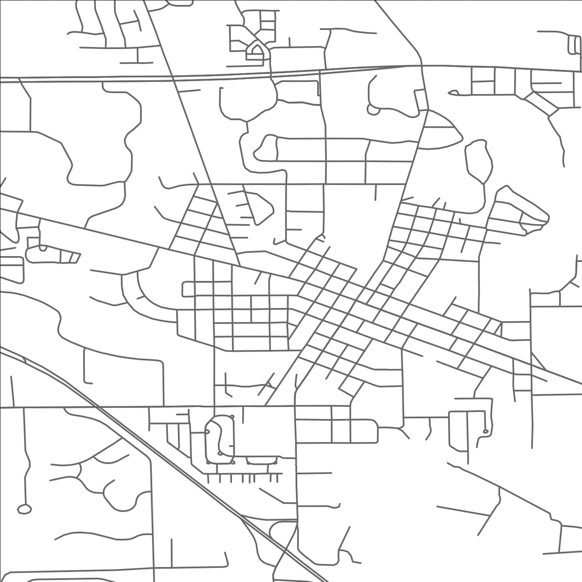 ROAD MAP OF HOWELL, MICHIGAN BY MAPBAKES