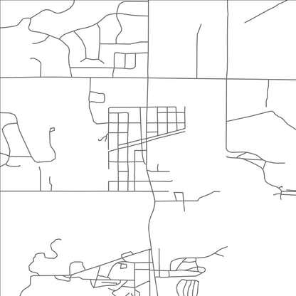 ROAD MAP OF INTERLOCHEN, MICHIGAN BY MAPBAKES
