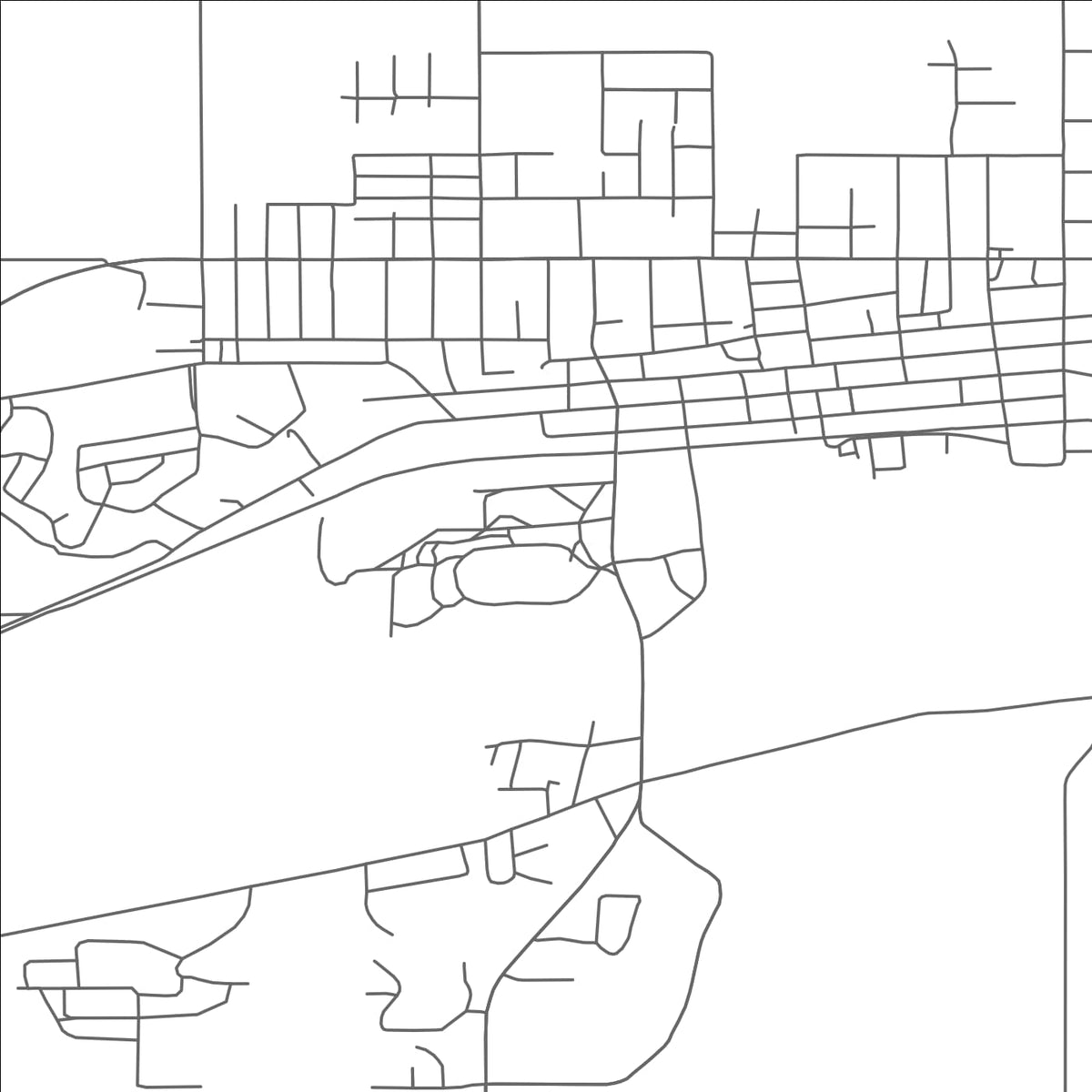 ROAD MAP OF IONIA, MICHIGAN BY MAPBAKES