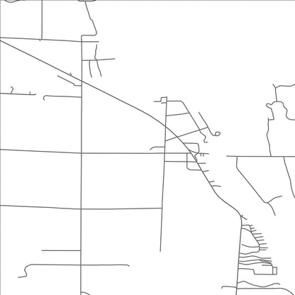 ROAD MAP OF IRONTON, MICHIGAN BY MAPBAKES