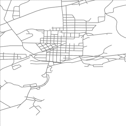 ROAD MAP OF ISHPEMING, MICHIGAN BY MAPBAKES