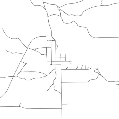 ROAD MAP OF JENNINGS, MICHIGAN BY MAPBAKES