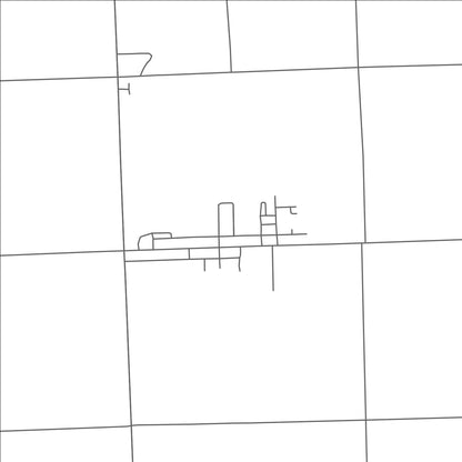 ROAD MAP OF KINDE, MICHIGAN BY MAPBAKES