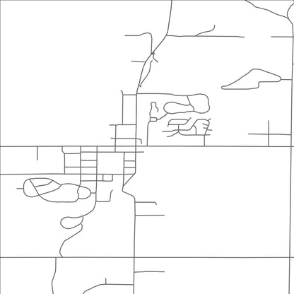 ROAD MAP OF KINGSLEY, MICHIGAN BY MAPBAKES