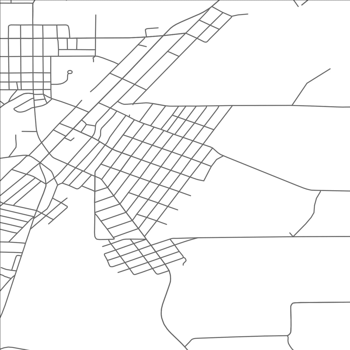 ROAD MAP OF LAURIUM, MICHIGAN BY MAPBAKES