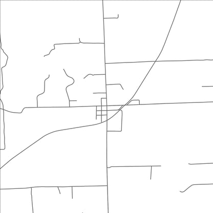 ROAD MAP OF LEONARD, MICHIGAN BY MAPBAKES