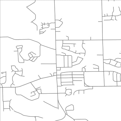 ROAD MAP OF LINDEN, MICHIGAN BY MAPBAKES