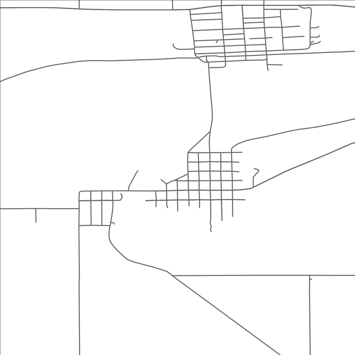 ROAD MAP OF LYONS, MICHIGAN BY MAPBAKES