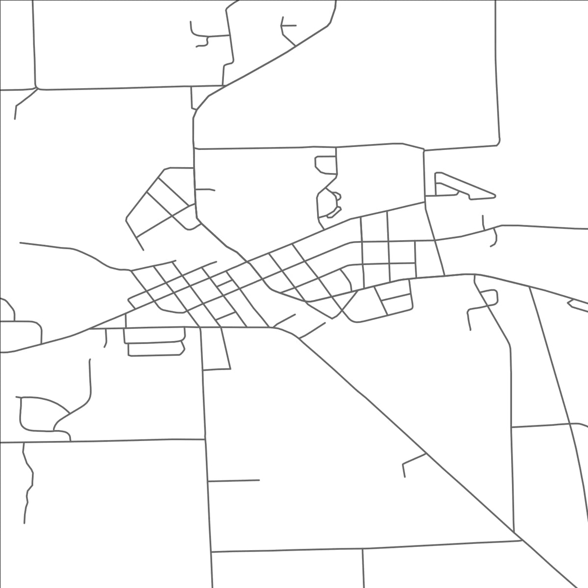 ROAD MAP OF MANCHESTER, MICHIGAN BY MAPBAKES