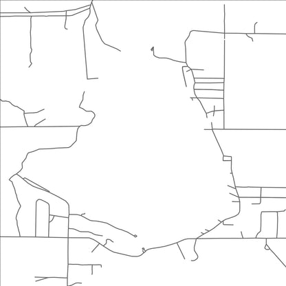 ROAD MAP OF MANISTEE, MICHIGAN BY MAPBAKES