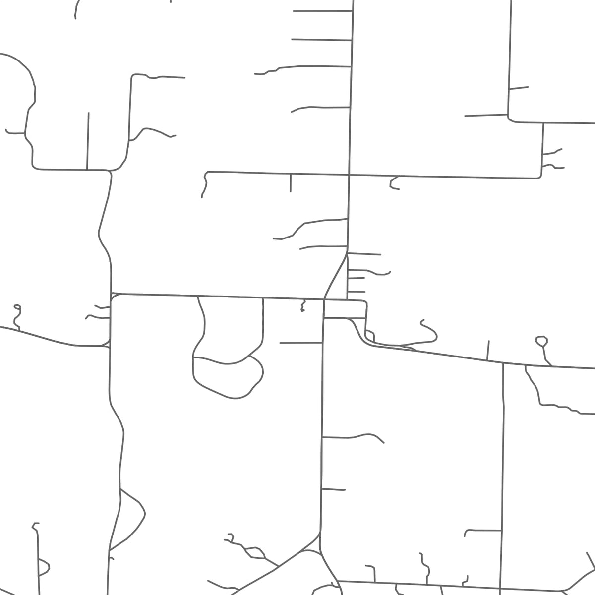 ROAD MAP OF MAPLE CITY, MICHIGAN BY MAPBAKES