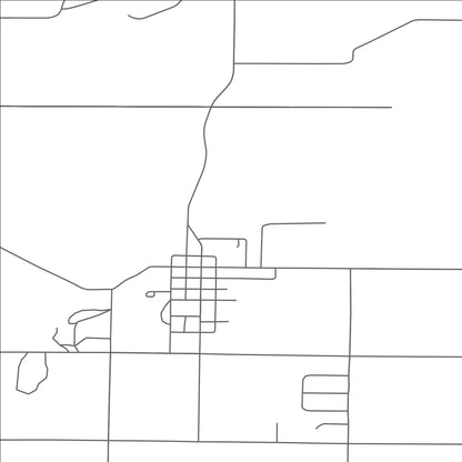 ROAD MAP OF MAPLE RAPIDS, MICHIGAN BY MAPBAKES