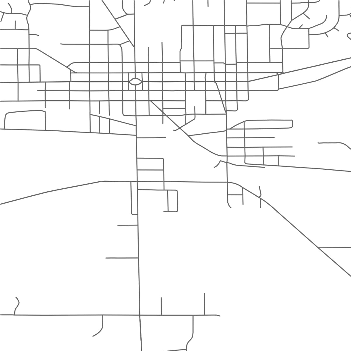 ROAD MAP OF MARSHALL, MICHIGAN BY MAPBAKES