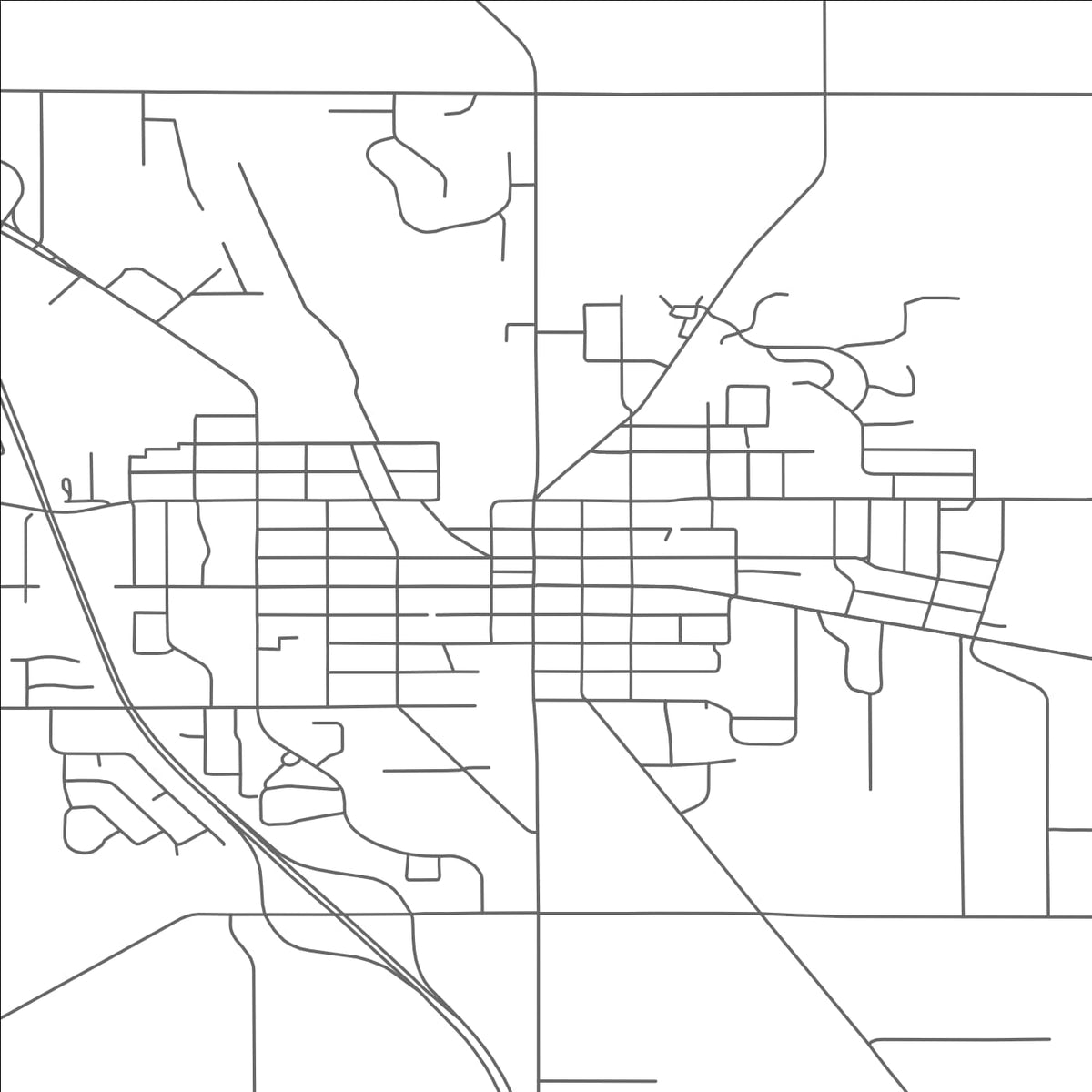 ROAD MAP OF MASON, MICHIGAN BY MAPBAKES