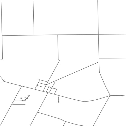 ROAD MAP OF MAYBEE, MICHIGAN BY MAPBAKES