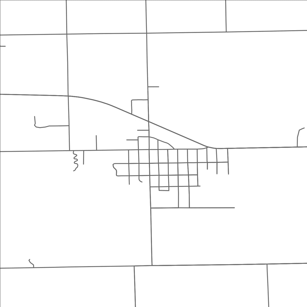 ROAD MAP OF MAYVILLE, MICHIGAN BY MAPBAKES