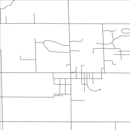 ROAD MAP OF MCBAIN, MICHIGAN BY MAPBAKES