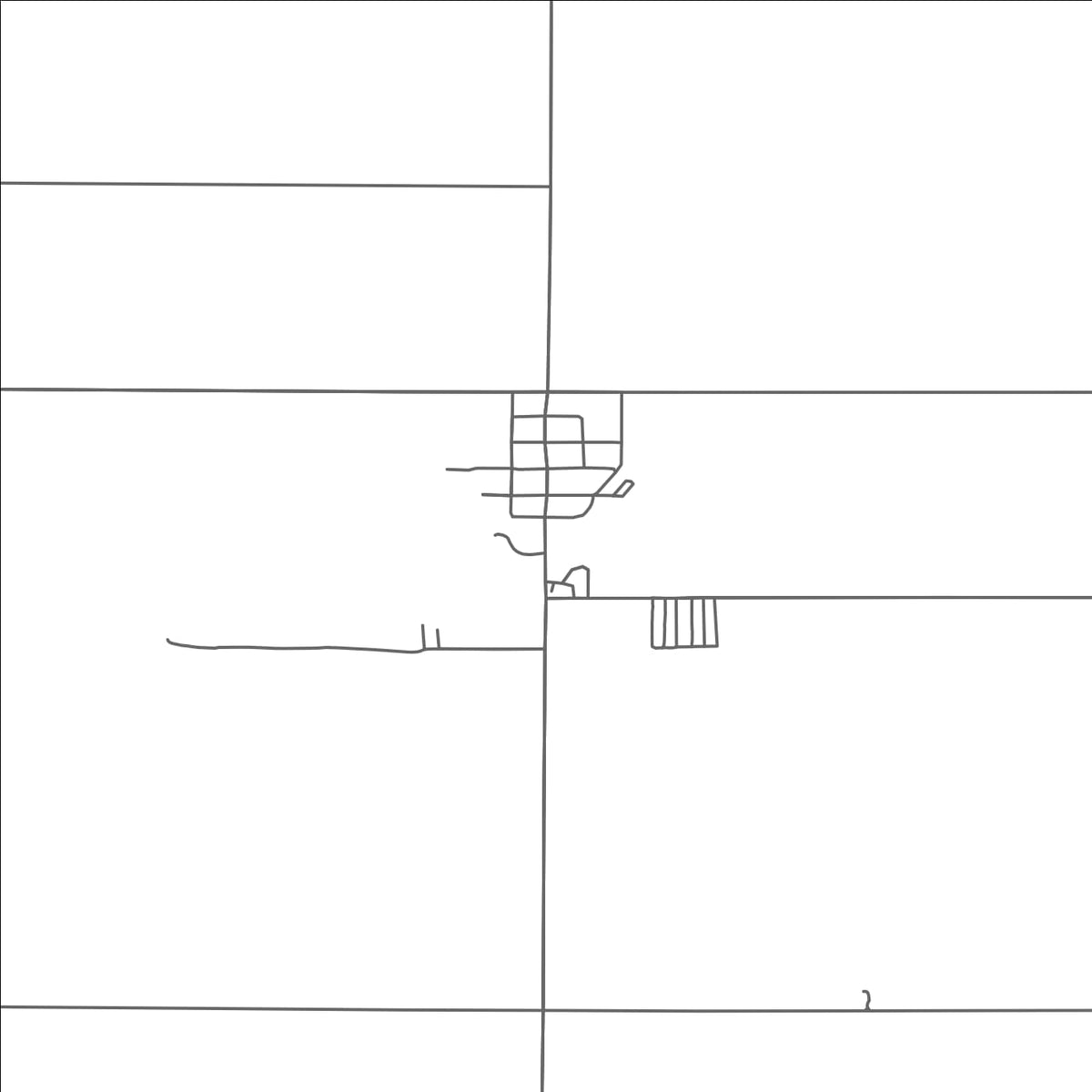 ROAD MAP OF MCBRIDE, MICHIGAN BY MAPBAKES