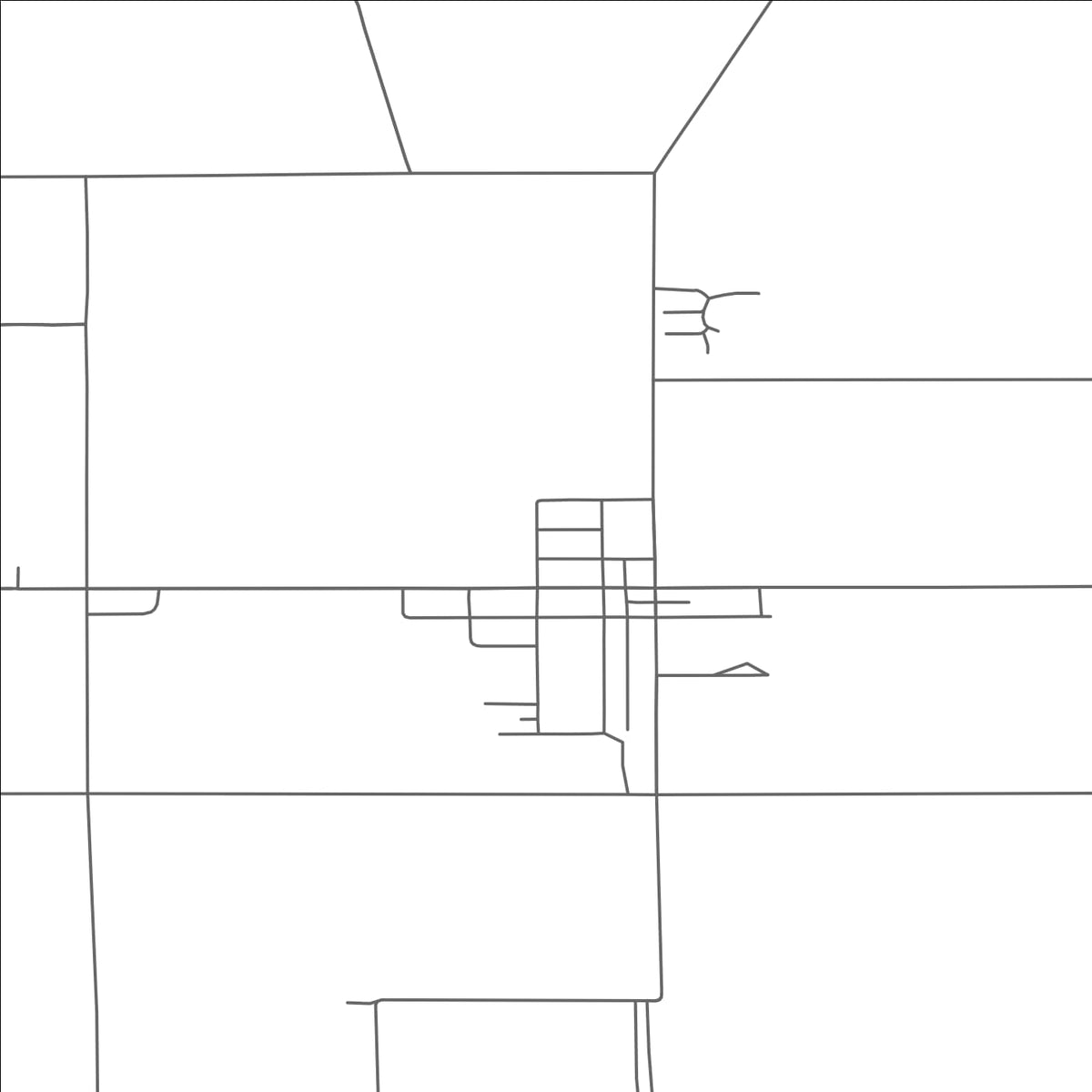 ROAD MAP OF MEARS, MICHIGAN BY MAPBAKES