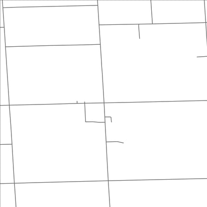 ROAD MAP OF MELVIN, MICHIGAN BY MAPBAKES
